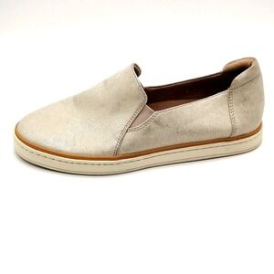 Soul by Naturalizer Womens Sneaker Kemper Ivory Loafer‎ Elastic Insets Flat 7.5